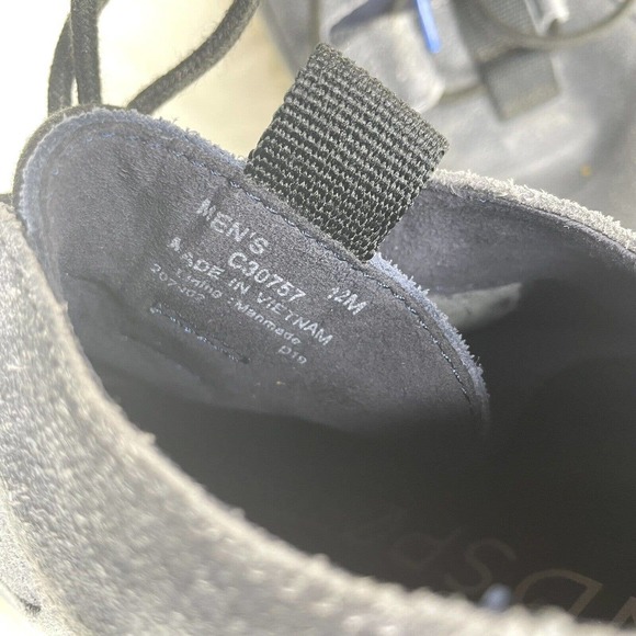 Cole Haan Grand sport Mens 12 M Gray Suede Leather Apron Toe Sneaker Shoes - Picture 6 of 8